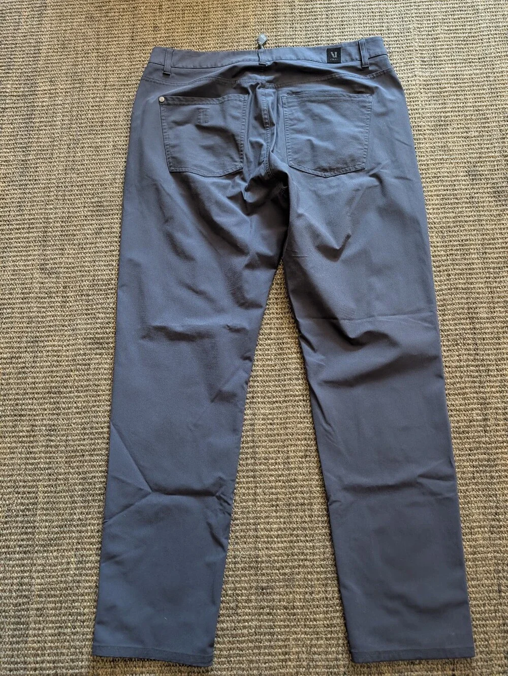 Vuori Meta Pant V430 Pants Mens 34 Blue 5 Pocket Performance Stretch Pre Owned